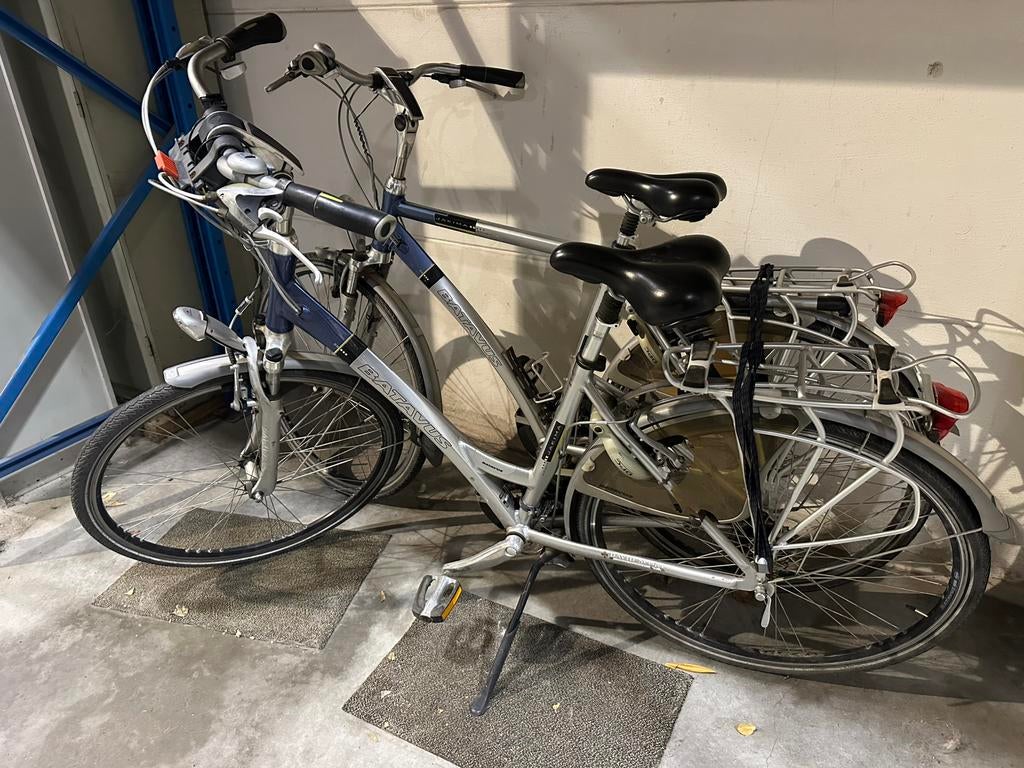 Heren en damesfiets Batavus, Fietsen en Brommers, Fietsen | Heren | Sportfietsen en Toerfietsen, Ophalen, Zo goed als nieuw, Batavus