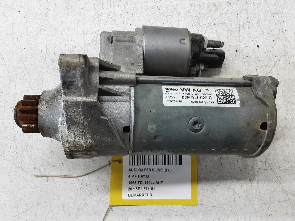 STARTMOTOR Audi Q3 (F3B) (01-2018/06-2021) (02E911022C), Info@audi.de, Audi, Audi AG, Gebruikt