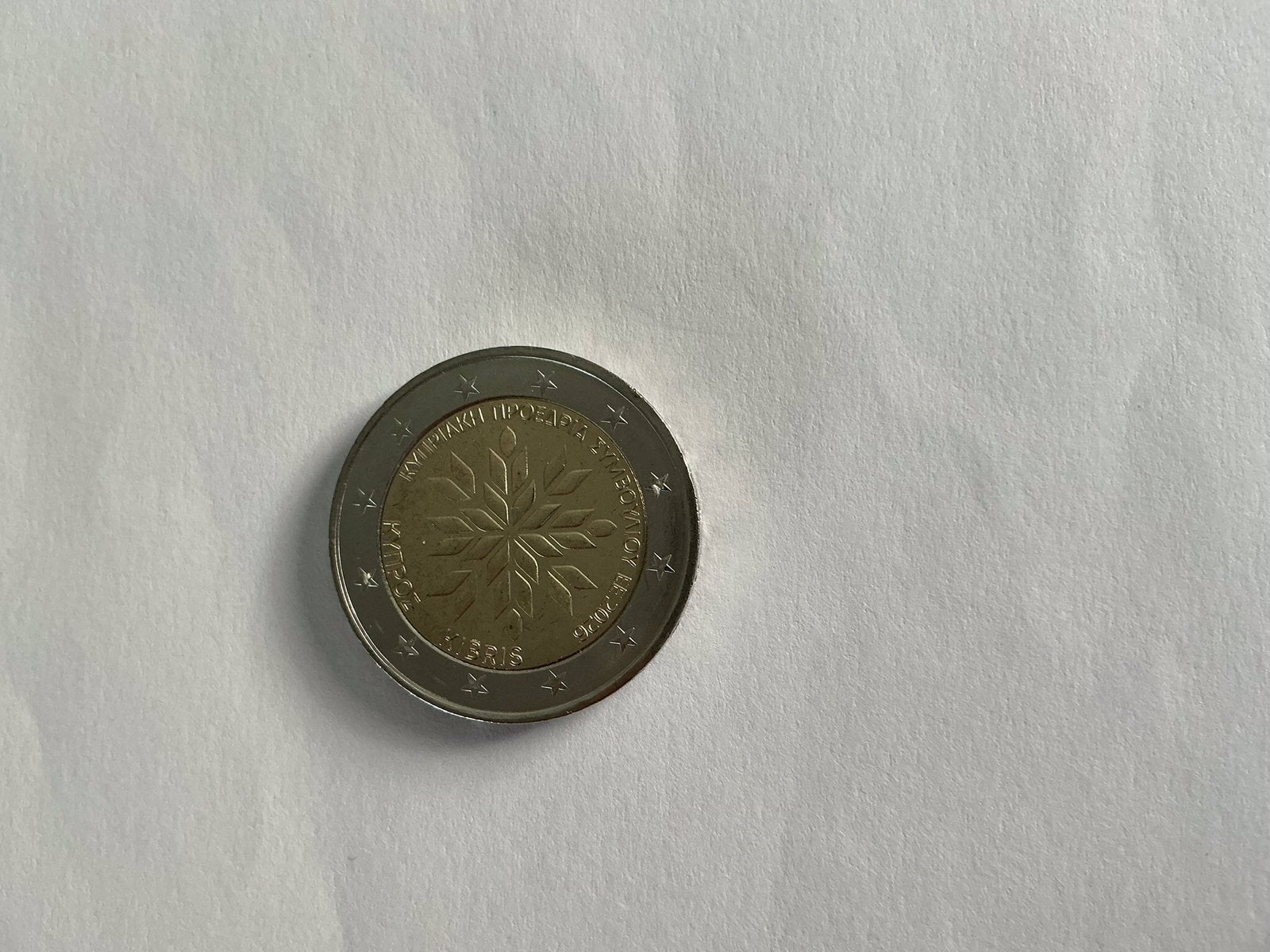 Allerlei euromunten Cyprus, Ophalen of Verzenden, Cyprus, 2 euro, Losse munt