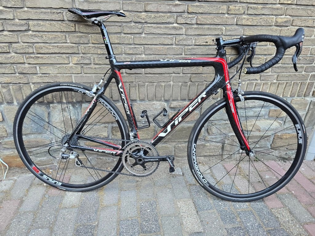 Viper carbon Koersfiets L maat 57, 28 inch, Carbon, 10 tot 15 versnellingen, Zo goed als nieuw