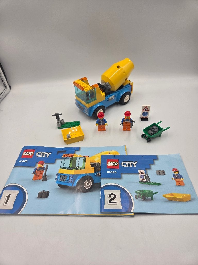 Camion malaxeur à ciment Lego City 60325, City, Enlèvement ou Envoi, Lego, Ensemble complet