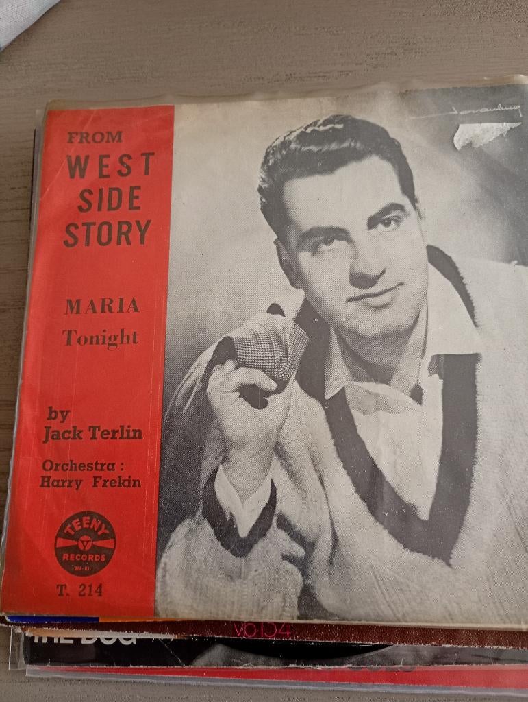 Jack Terlin - Maria ( Uit West side story ), CD & DVD, Vinyles Singles, Enlèvement ou Envoi, Single, Utilisé, Musique de films et Bande son