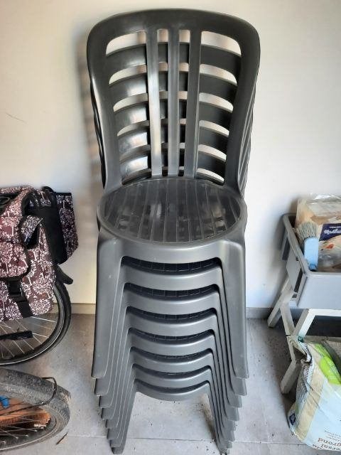 Tuinstoelen, Tuin en Terras, Ophalen, Zo goed als nieuw, Stapelbaar