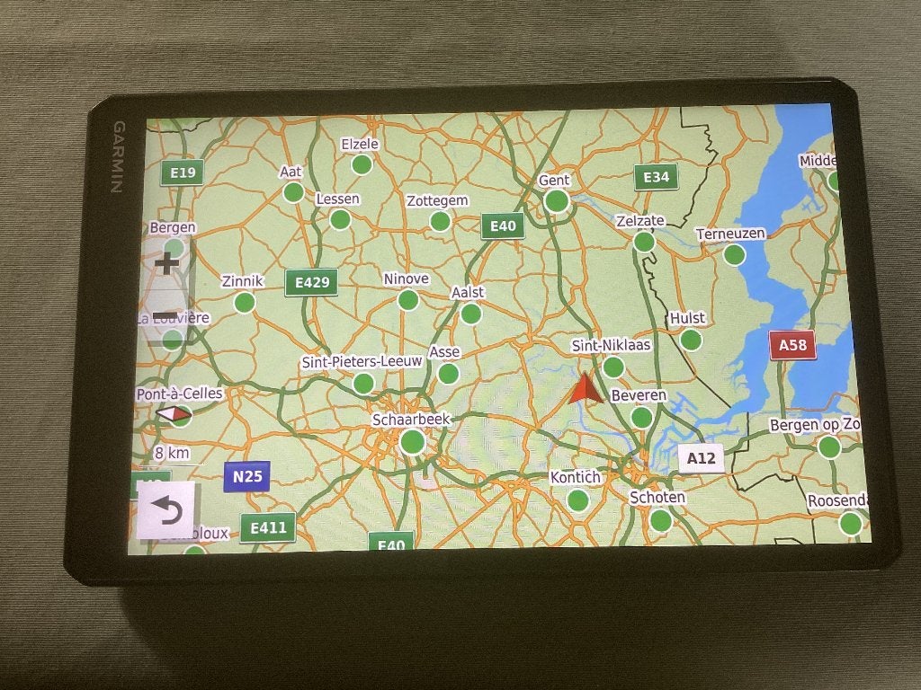 Camper gps Garmin 1090, Ophalen, Zo goed als nieuw