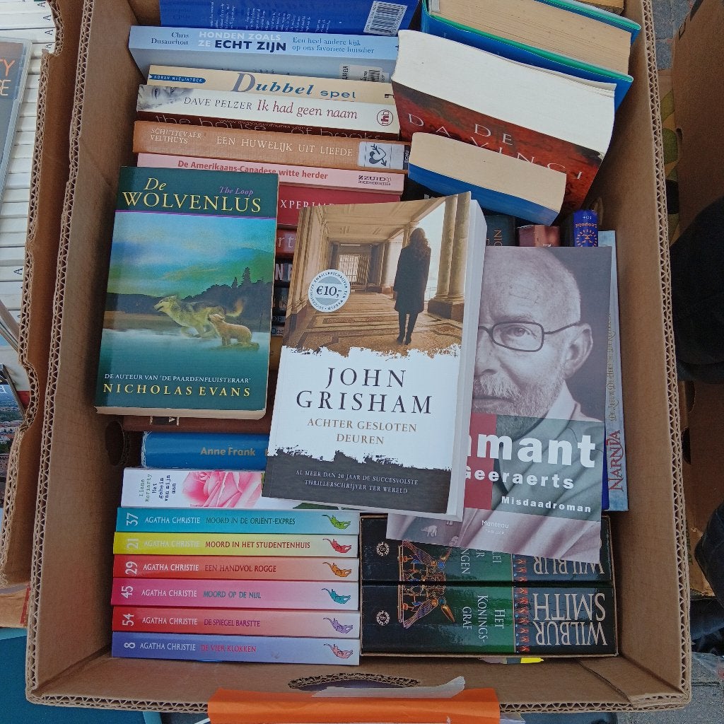 Doos leesboeken, Boeken, Ophalen, Gelezen, België
