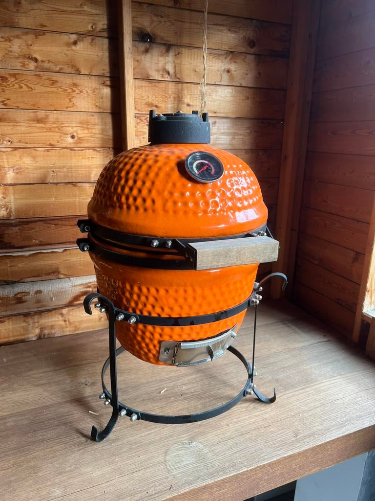 BergHOFF mini kamado BBQ – keramische tafelgrill, Tuin en Terras, Ophalen, Gebruikt