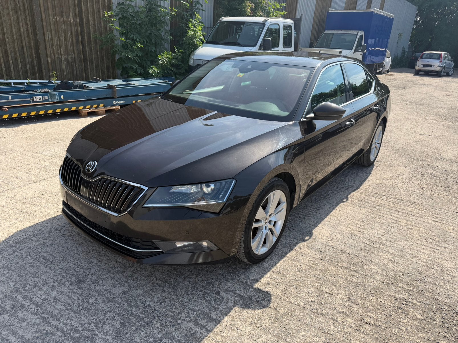 Skoda Superb 1.6 CR TDi DSG 2017, Autos, Skoda, Cuir et Alcantara, Euro 6, Entreprise, Noir