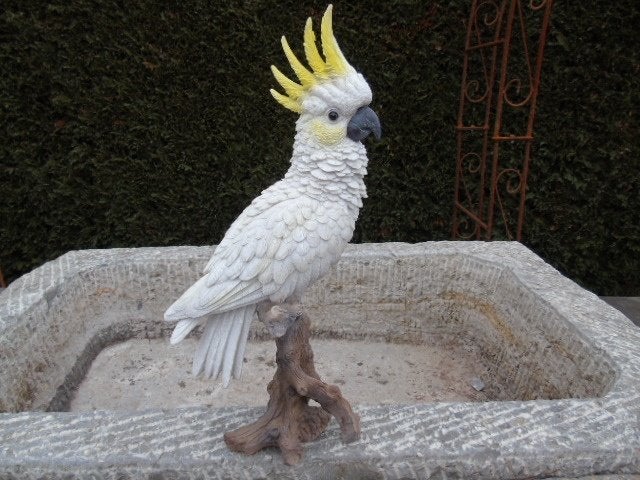 statue d un perroquet CACATOES effet naturel ., Enlèvement ou Envoi, Neuf