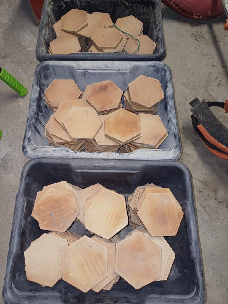 Tomettes hexagonales, Neuf, Moins de 20 cm, Céramique, Enlèvement