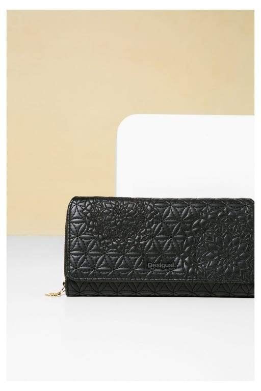 Portefeuille Desigual noir, Autres marques, Enlèvement ou Envoi, Comme neuf, Avec fermeture à pression