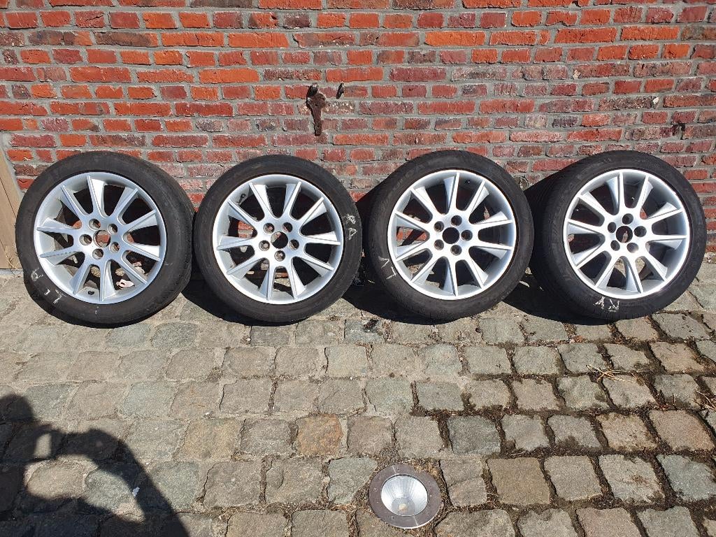 saab alu 39 velgen voor 9-5 aero/vector, Ophalen, Gebruikt, Velg(en), 17 inch