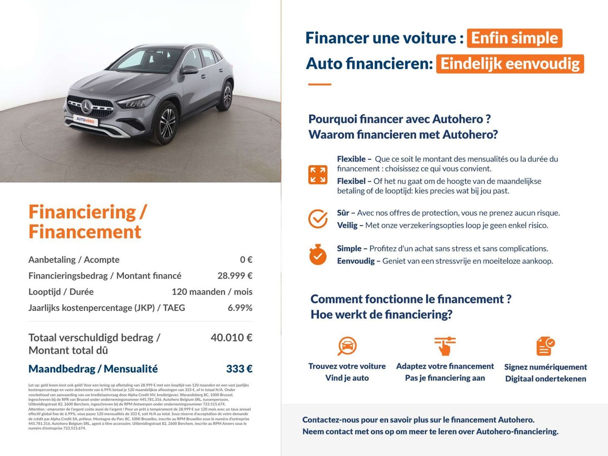 Mercedes-Benz GLA 180 GLA 180 Mild-Hybrid (bj 2025), Auto's, Gebruikt, Zwart, 136 pk, https://public.car-pass.be/vhr/de4e39c1-db9a-4c25-b5d7-c0ed0aa2b6ef