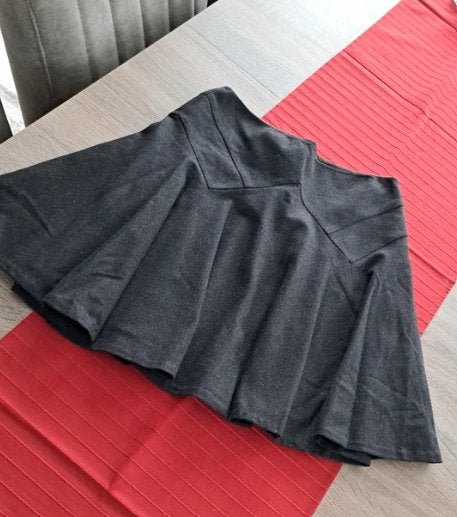 Ralph Lauren black label antraciet rok - merino wol - medium, Nieuw, Ophalen of Verzenden, Knielengte, Ralph Lauren