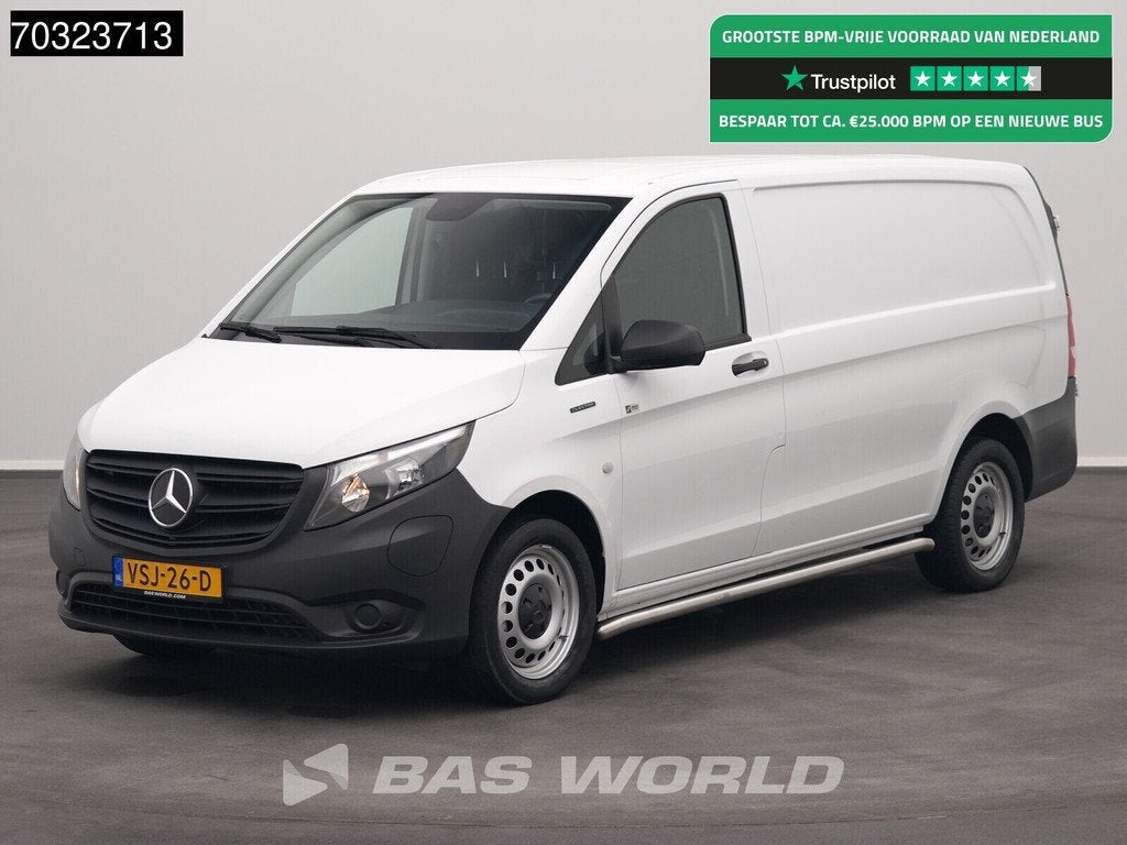 Mercedes eVito 112 Elektrisch 66kWh 256km WLTP L2H1 Airco Cr, Achat, Entreprise, 3 places, 116 ch