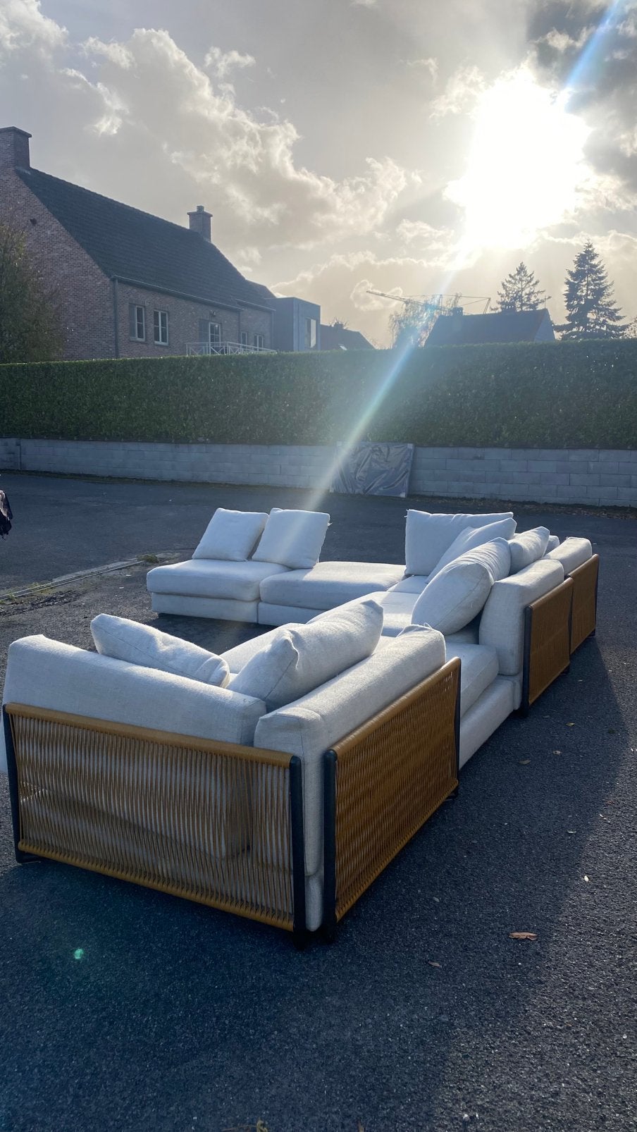 Zetel Living Divani Design, Ophalen, Gebruikt, Stof