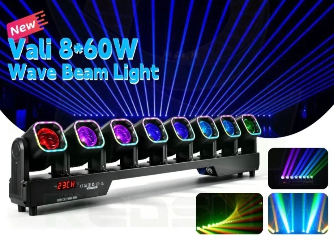 ledbar 8 x 60 watt, Muziek en Instrumenten, Ophalen of Verzenden
