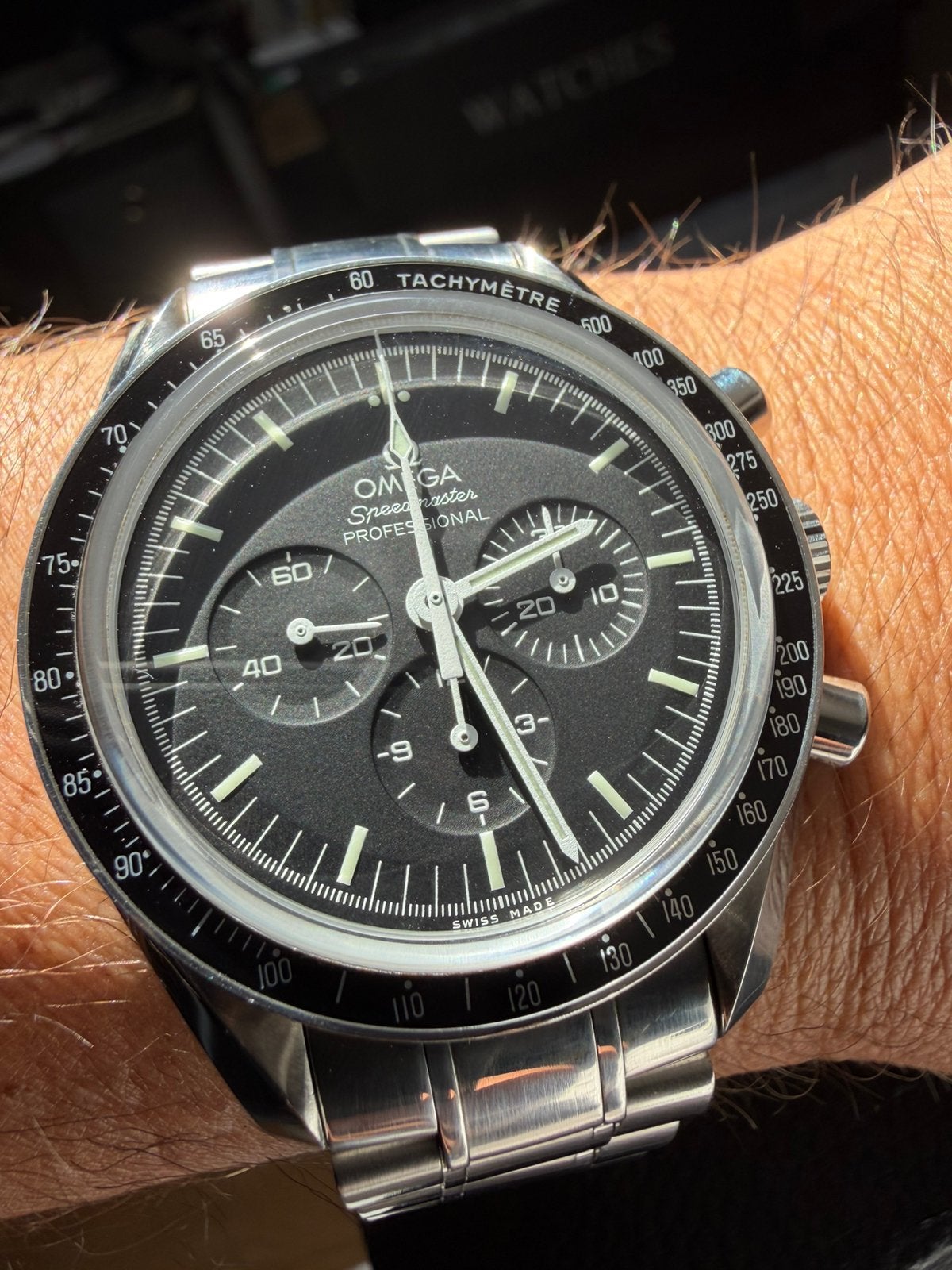 OMEGA SPEEDMASTER PROFESSIONAL MOONWATCH, Enlèvement ou Envoi, Omega, Acier, Acier