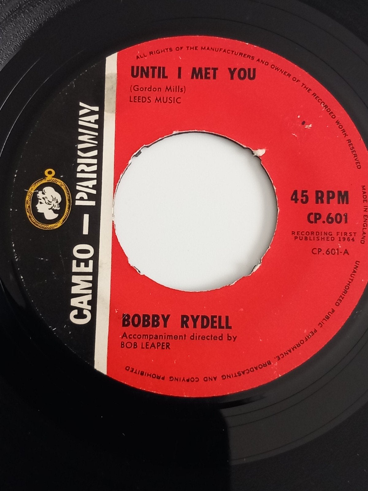 BOBBY RYDELL. UNTIL I MET YOU. OLDIES 60S.  45T, Enlèvement ou Envoi