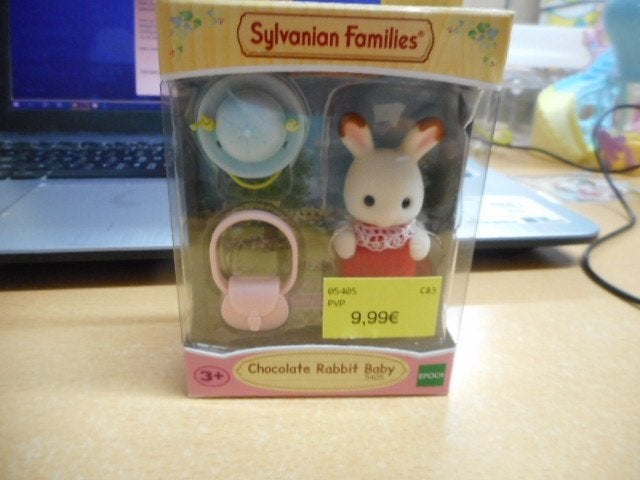 Sylvanian Families konijntje met hoed en schoudertas, Verzamelen, Ophalen of Verzenden, Nieuw