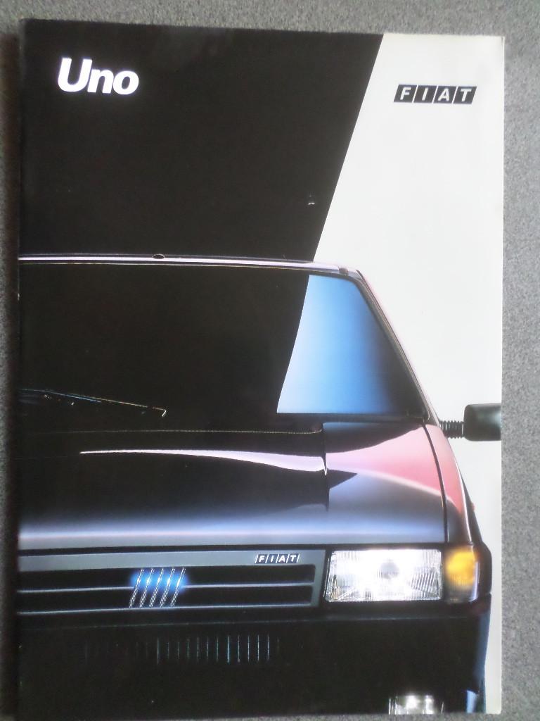 Brochure sur les modèles Fiat Uno et Turbo i.E, Enlèvement ou Envoi