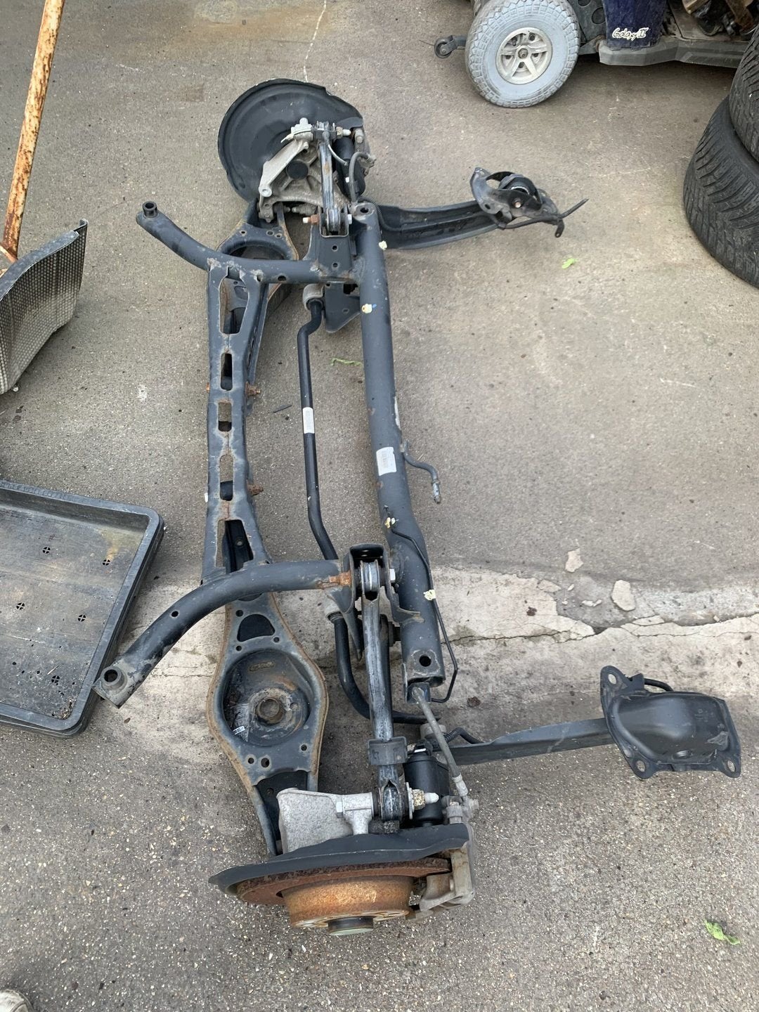 Volkswagen Tiquan achterbrug compleet, -, Volkswagen, -, Enlèvement