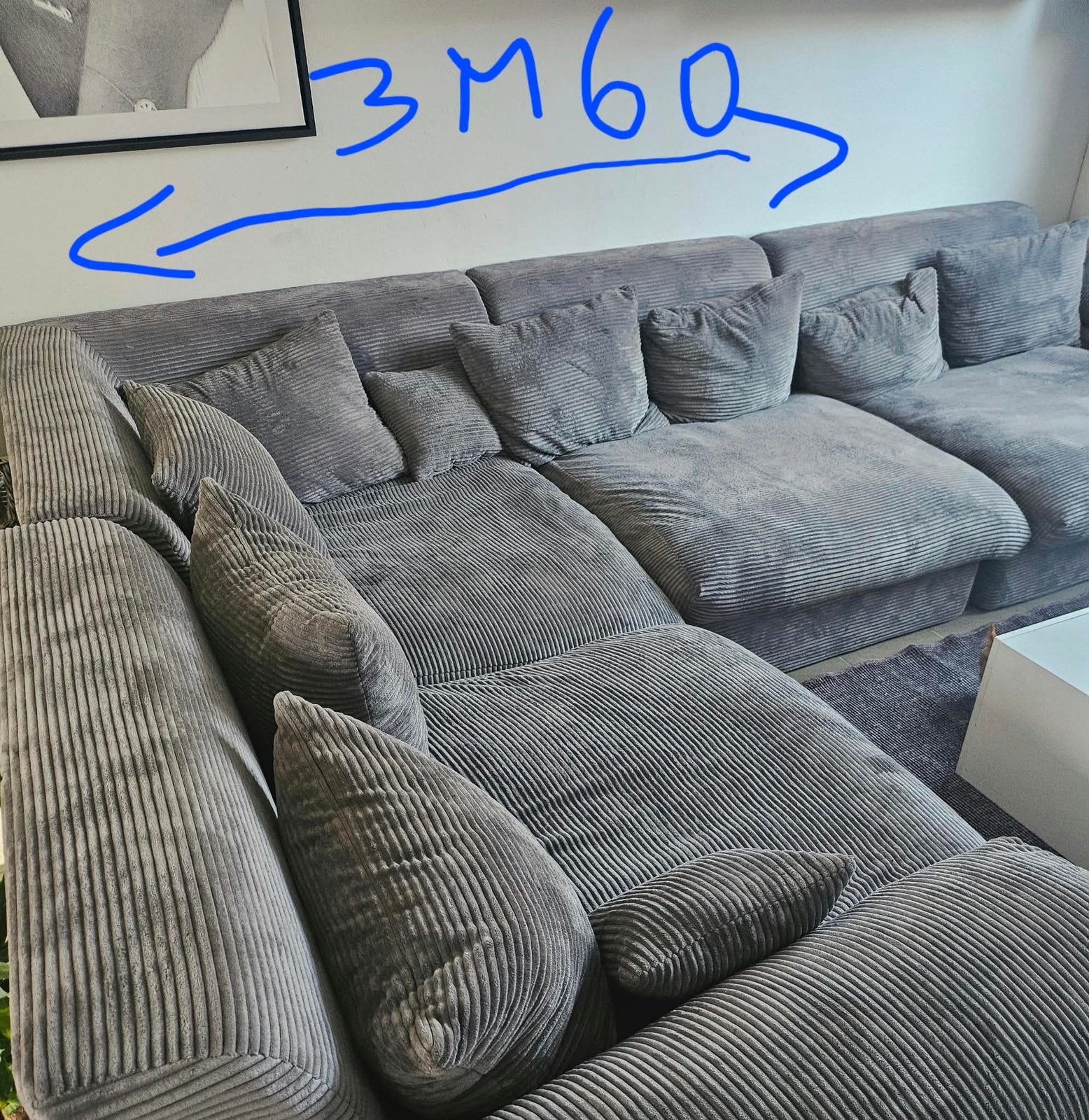 Grand Fauteuil tres bon etat !!, Maison & Meubles, ., Quatre personnes ou plus, 125 à 150 cm, Comme neuf