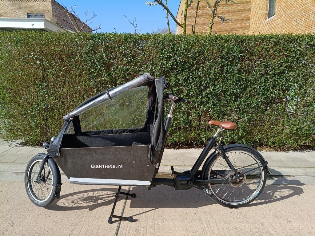 Bakfiets. nl Cargo Cruiser Long, Fietsen en Brommers, Ophalen, 2 kinderen, Elektrisch