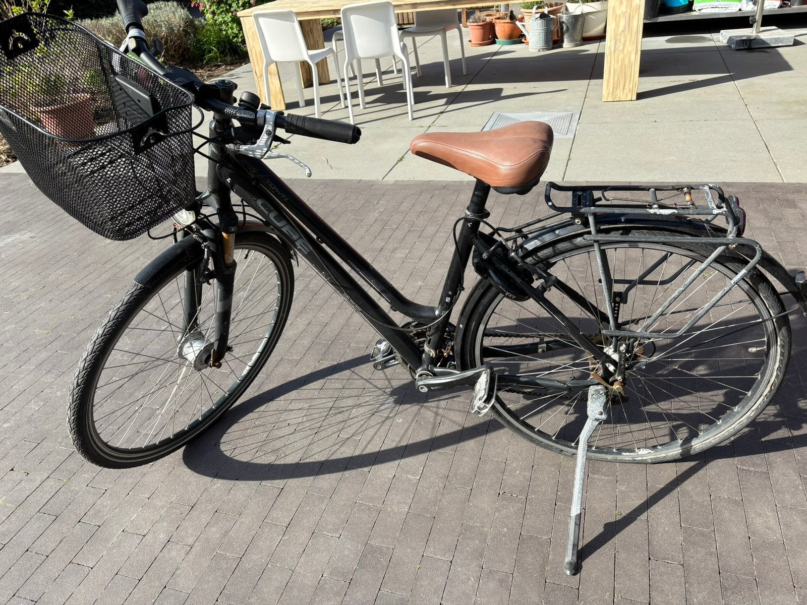 Cube stadsfiets, Fietsen en Brommers, Fietsen | Dames | Damesfietsen, Ophalen, Gebruikt, Overige merken