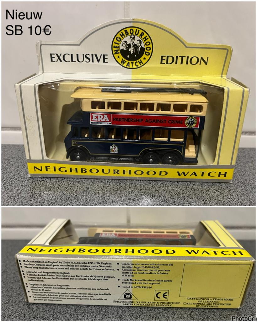 Neighbourhood watch exclusive edition dubbeldekker bus, Ophalen of Verzenden, Nieuw, Bus of Vrachtwagen