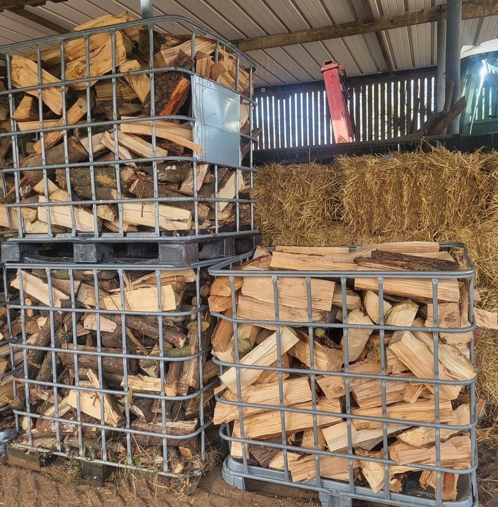 Gemengd brandhout, prijs per kuub, Ophalen