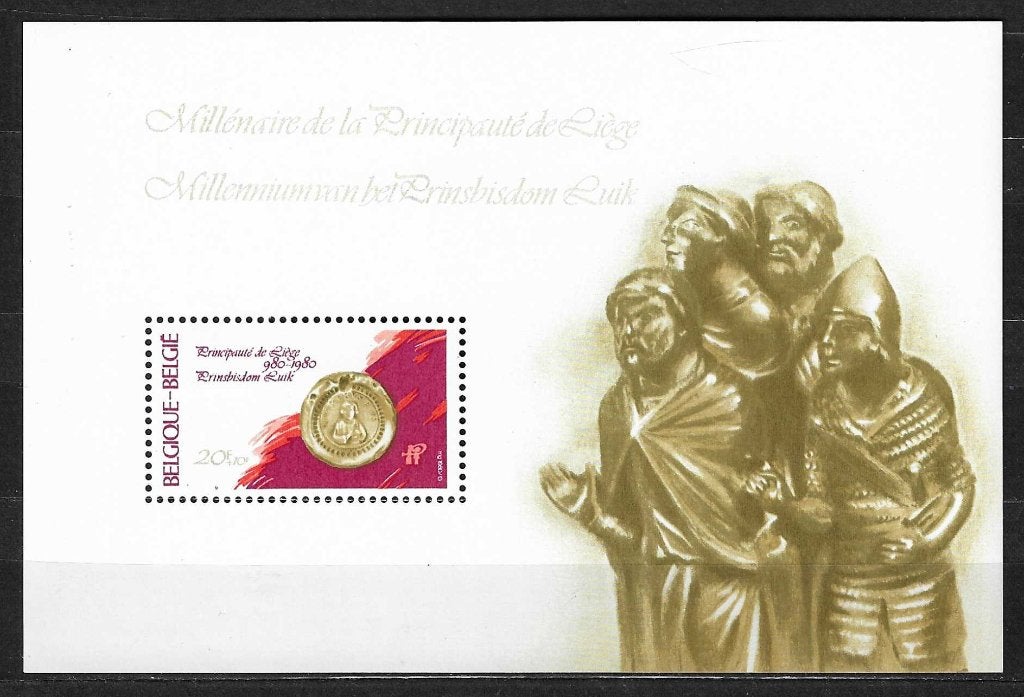 Belgique OPC BL56 Millénaire Principauté de Liège **, Timbres & Monnaies, Enlèvement ou Envoi, Non oblitéré, Neuf