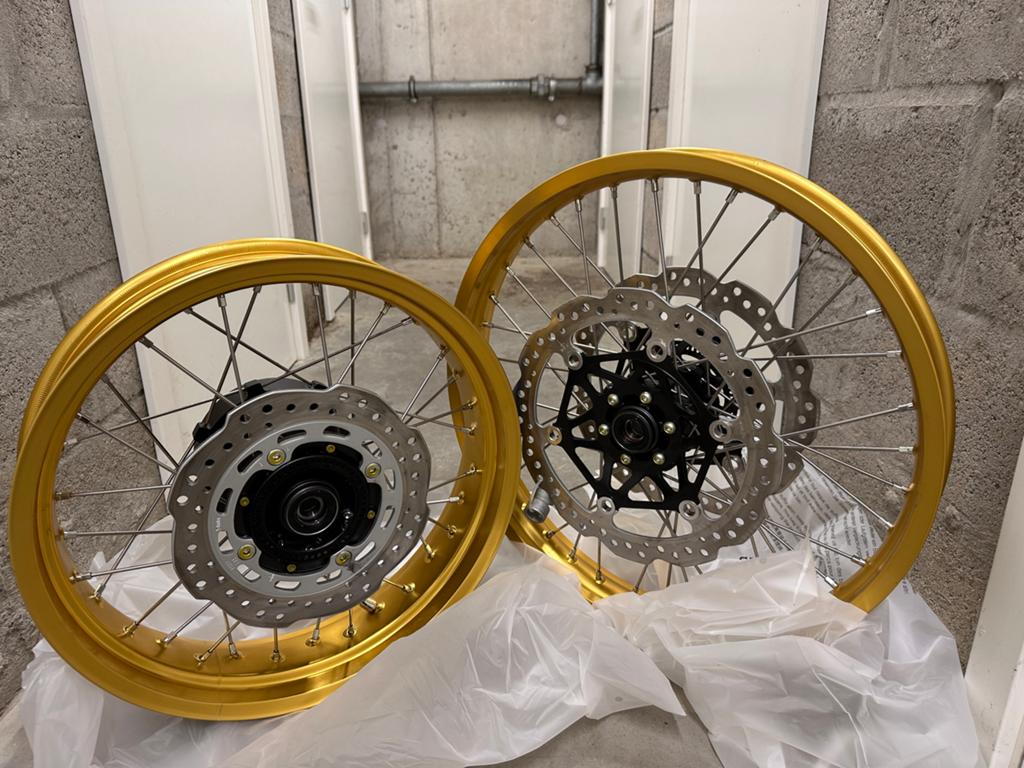Gouden velgen ORIGINEEL honda transalp NIEUW, Ophalen, Nieuw