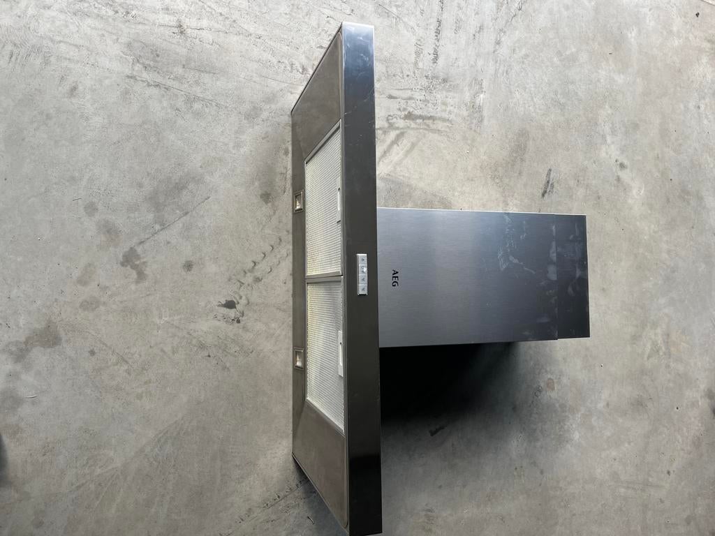 Dampkap AEG 90 cm, Elektronische apparatuur, Afzuigkappen, Ophalen, Zo goed als nieuw