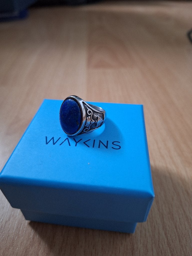 Atlantis | Lapis Lazuli zegelring, Bijoux, Sacs & Beauté, Enlèvement, Neuf
