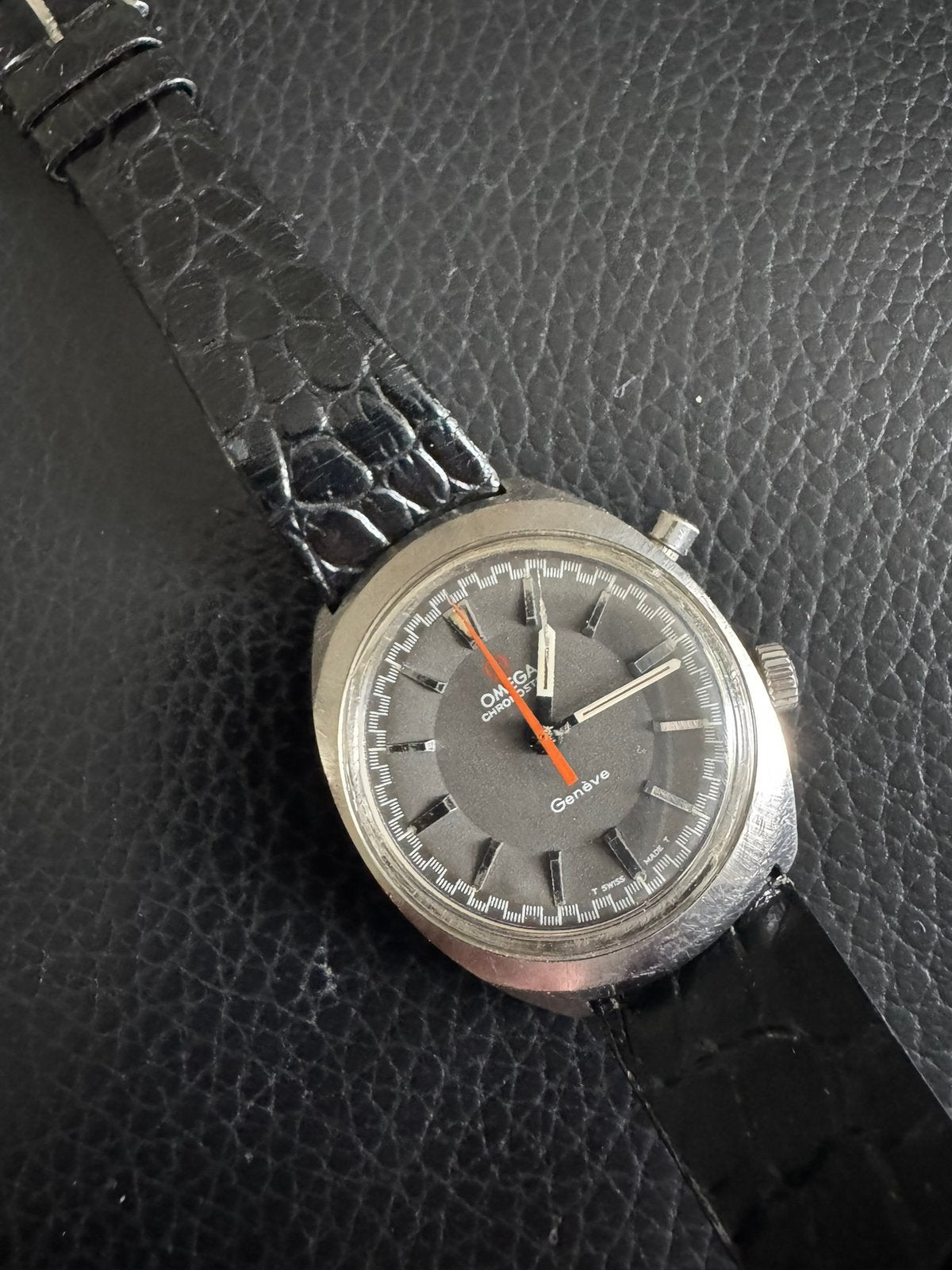 Omega horloge met stopwatch, Ophalen, Omega