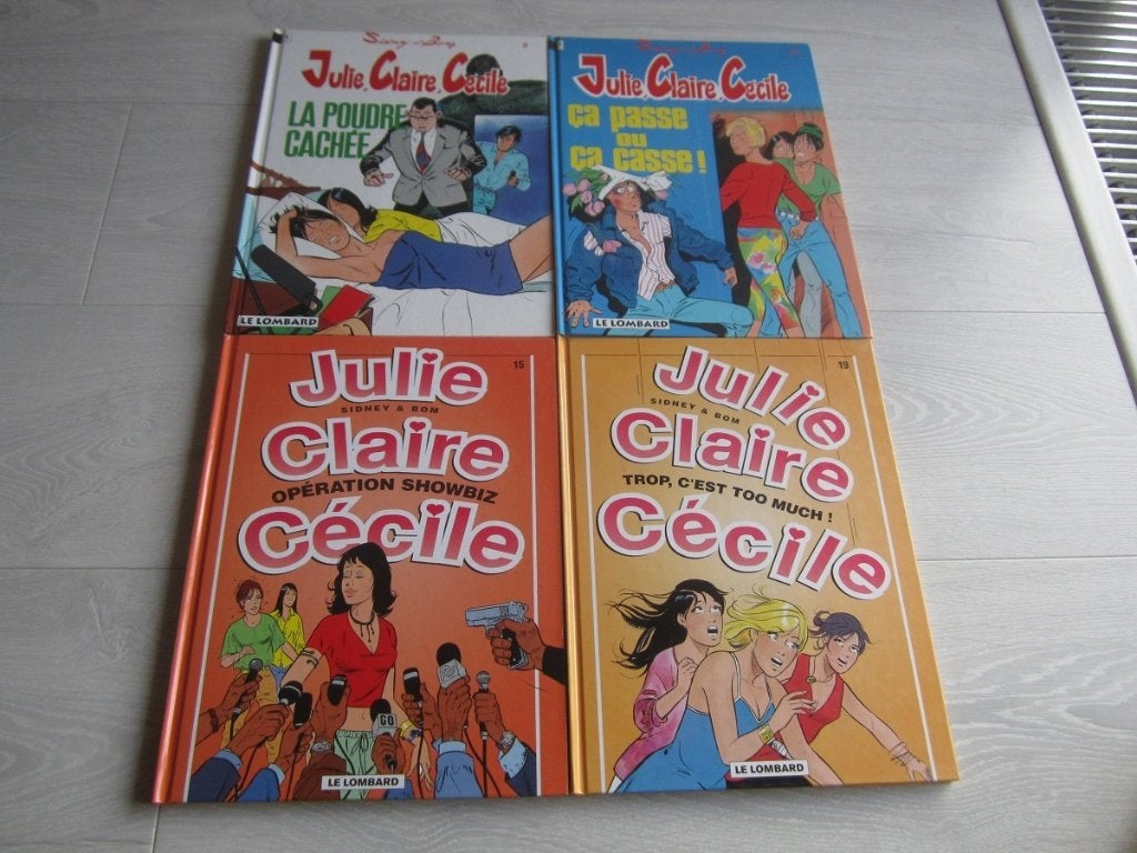 Julie, Claire, Cécile - 4,00Eur / pièce, Livres, Plusieurs BD, Enlèvement ou Envoi, Comme neuf, Sidney et Bom