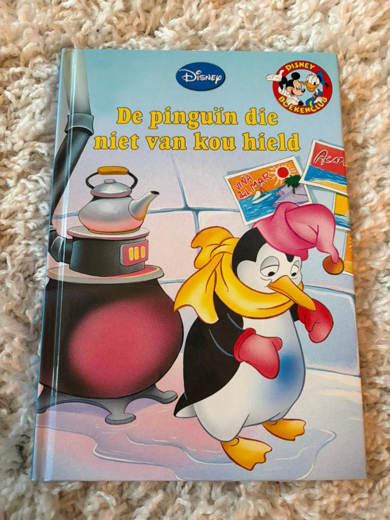 Disney boekenclub met CD - De pinguïn die niet van kou hield, Enlèvement ou Envoi, Utilisé, Garçon ou Fille, Fiction général