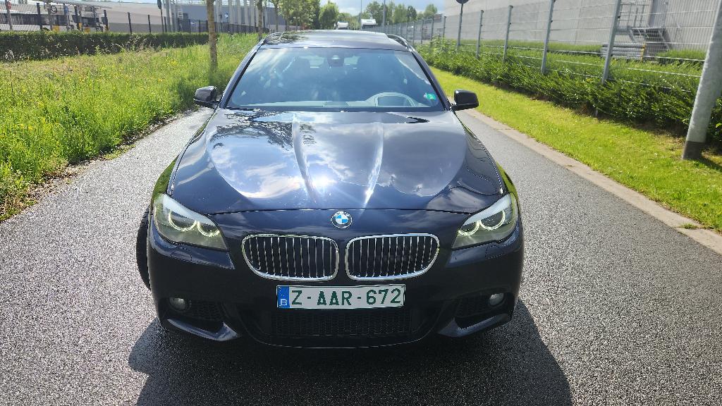 Bmw 535 dAS F11 * M pack Performance * BBS 20 INCH * Pano, Automaat, Euro 5, Zwart, Blauw