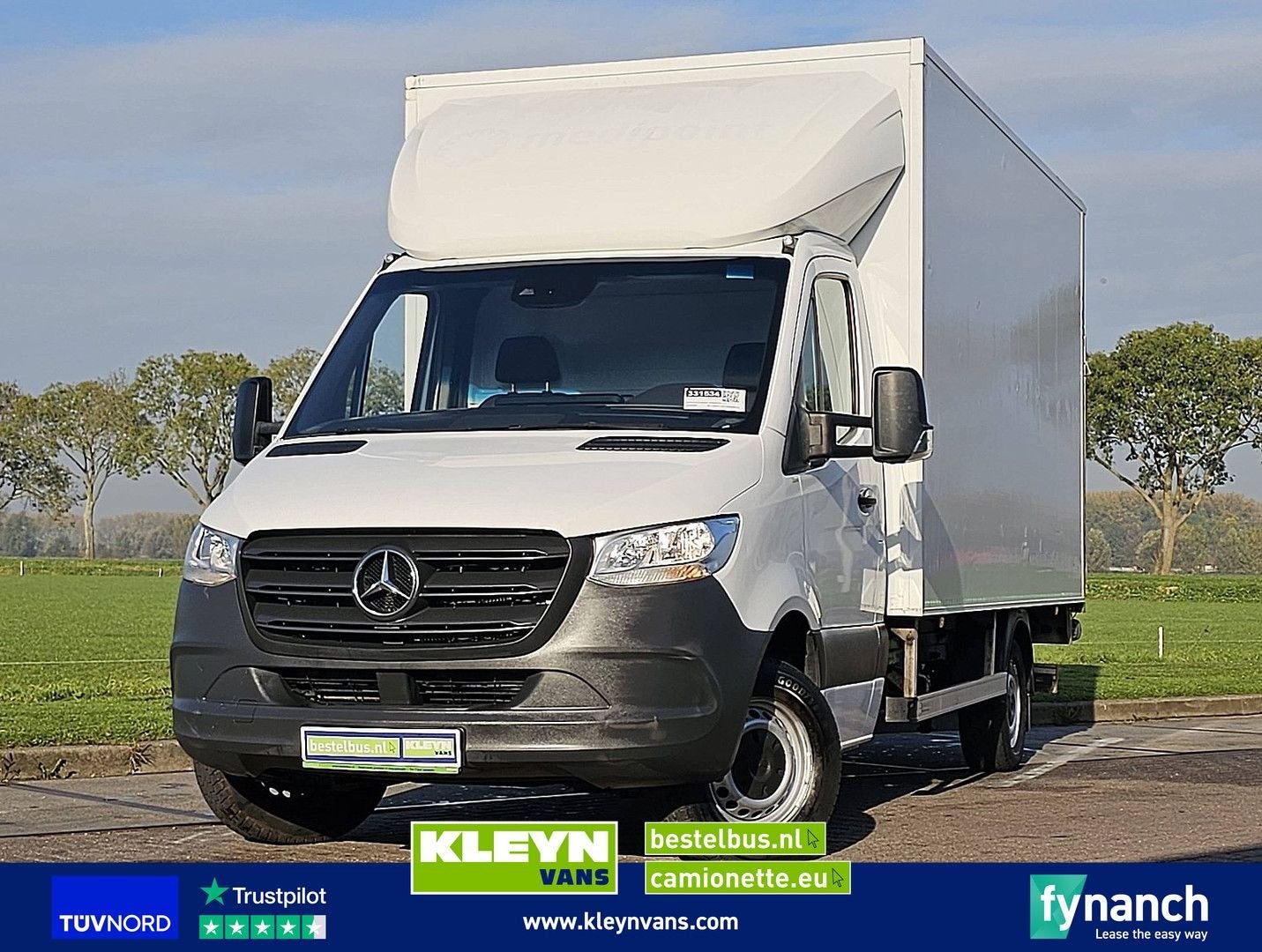 Mercedes-Benz SPRINTER 314 L4 ac EURO6 laadklep zijdeur carp, ABS, Wit, Mercedes-Benz, Te koop