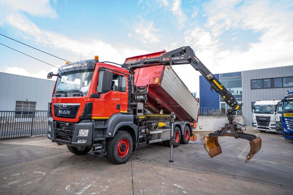 MAN TGS 26.400 BB 6x6 + HIAB Z-PRO 191, Rouge, Achat, Euro 6, Entreprise