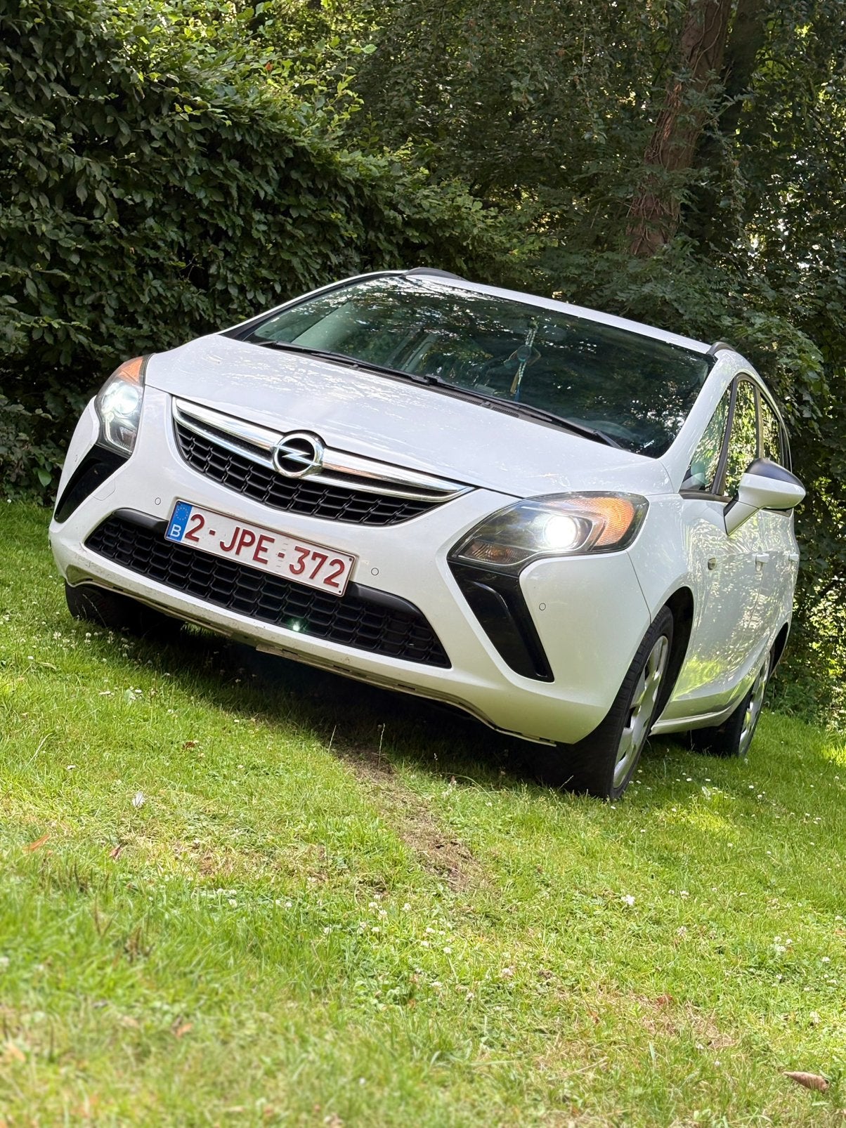 Opel Zafira 2.0 CDTI, Auto's, Opel, Bedrijf, Zafira, Diesel, Euro 5, Monovolume, 5 deurs, Handgeschakeld, Wit, Zwart, Stof, Ophalen of Verzenden