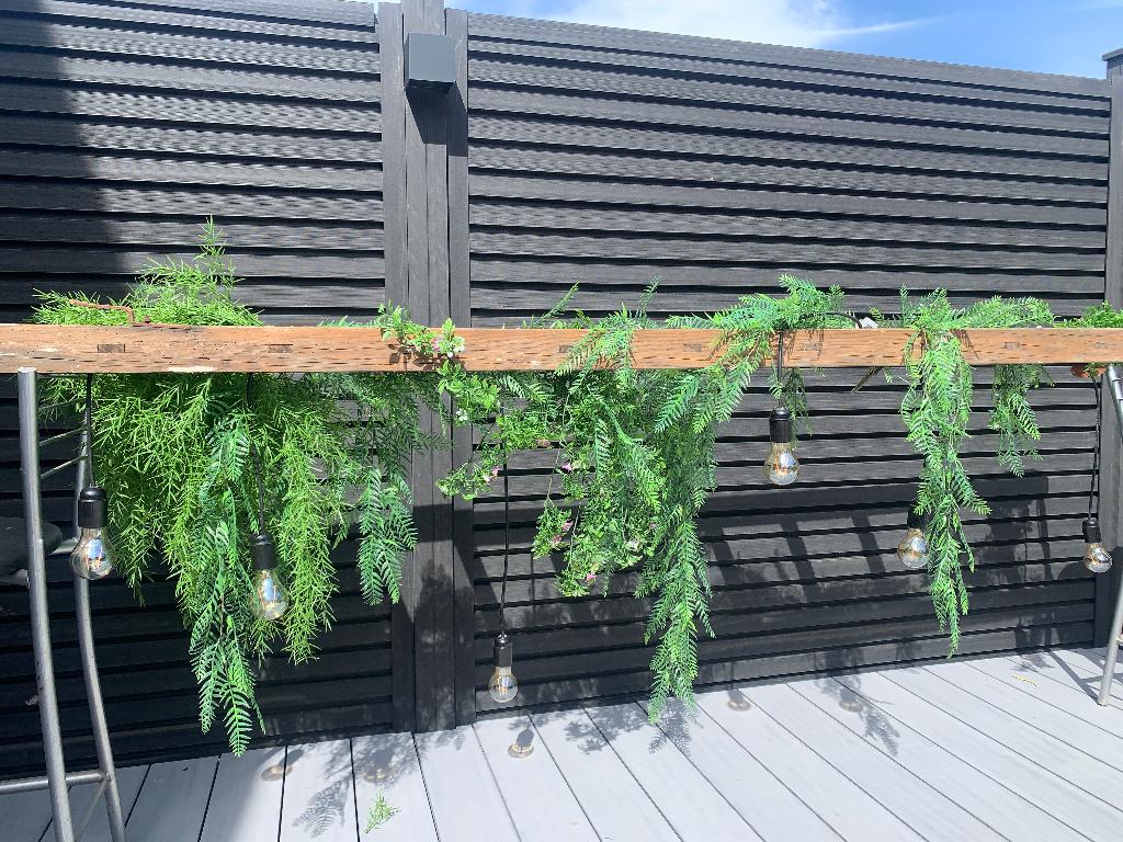 Hanglamp ladder met planten, Huis en Inrichting, Ophalen, Nieuw, Hout