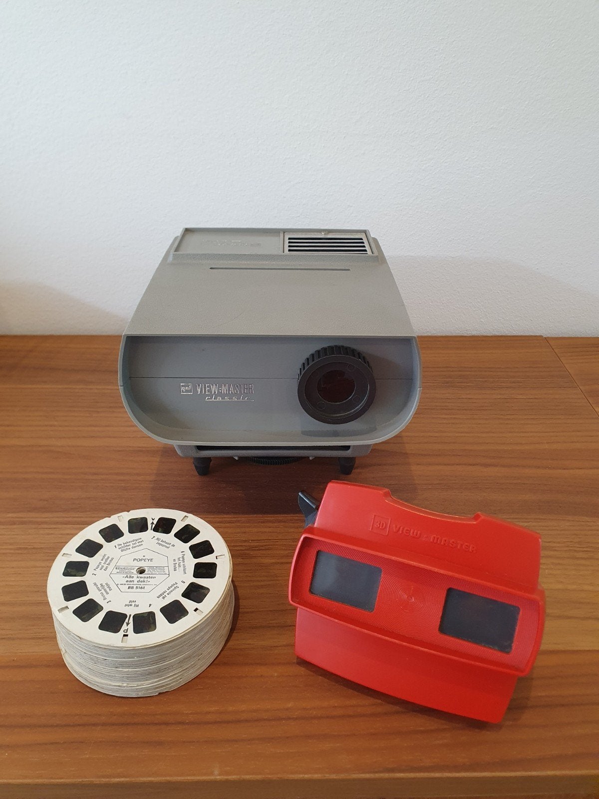 Viewmaster: classic projector, 3D viewer + 46  schijfjes, Ophalen of Verzenden