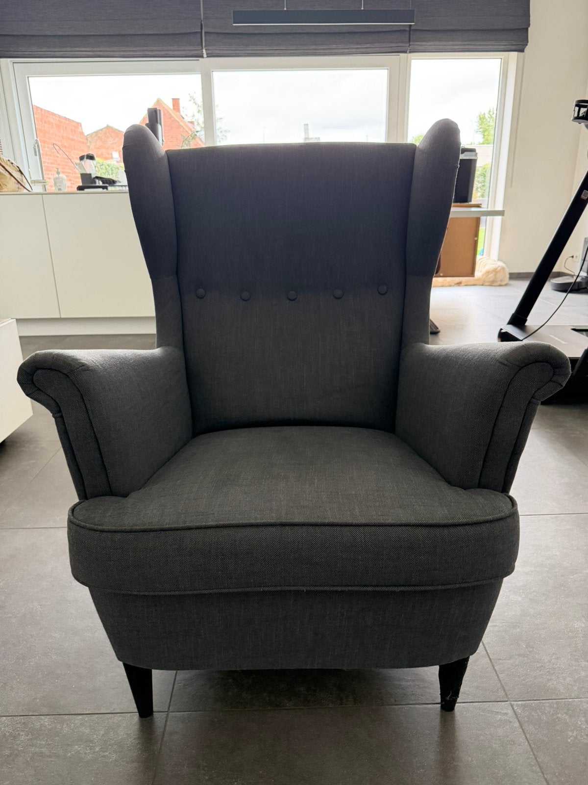 Oorfauteuil - eenzit, Huis en Inrichting, Ophalen, Gebruikt, 75 tot 100 cm, 75 tot 100 cm