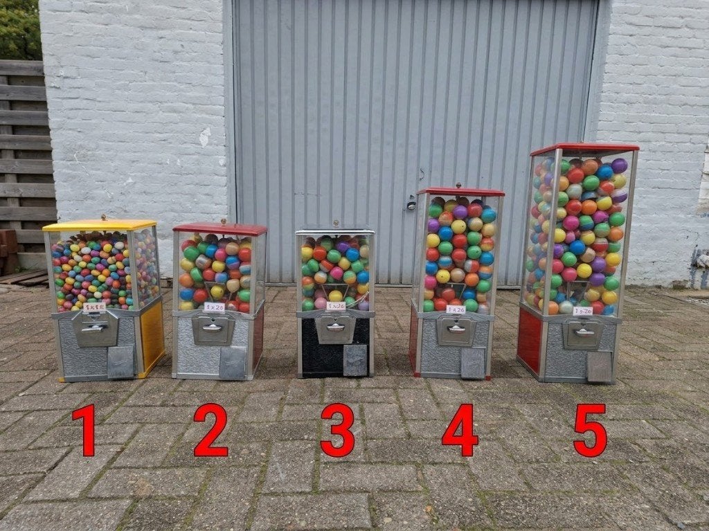 Distributeur de capsules  chewing-gum vintage rétro Mancave, Collections, Enlèvement ou Envoi, Utilisé