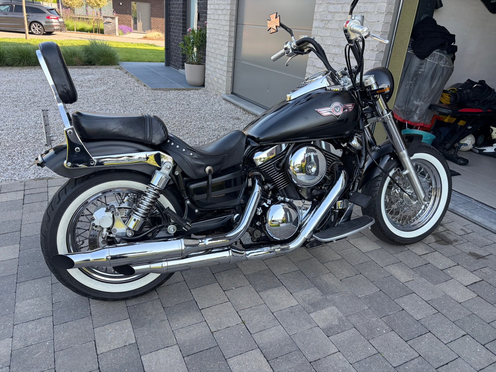 Zeer goede en onderhouden  kawasaki vulcan vn1500, 2 cilinders, Chopper, Particulier