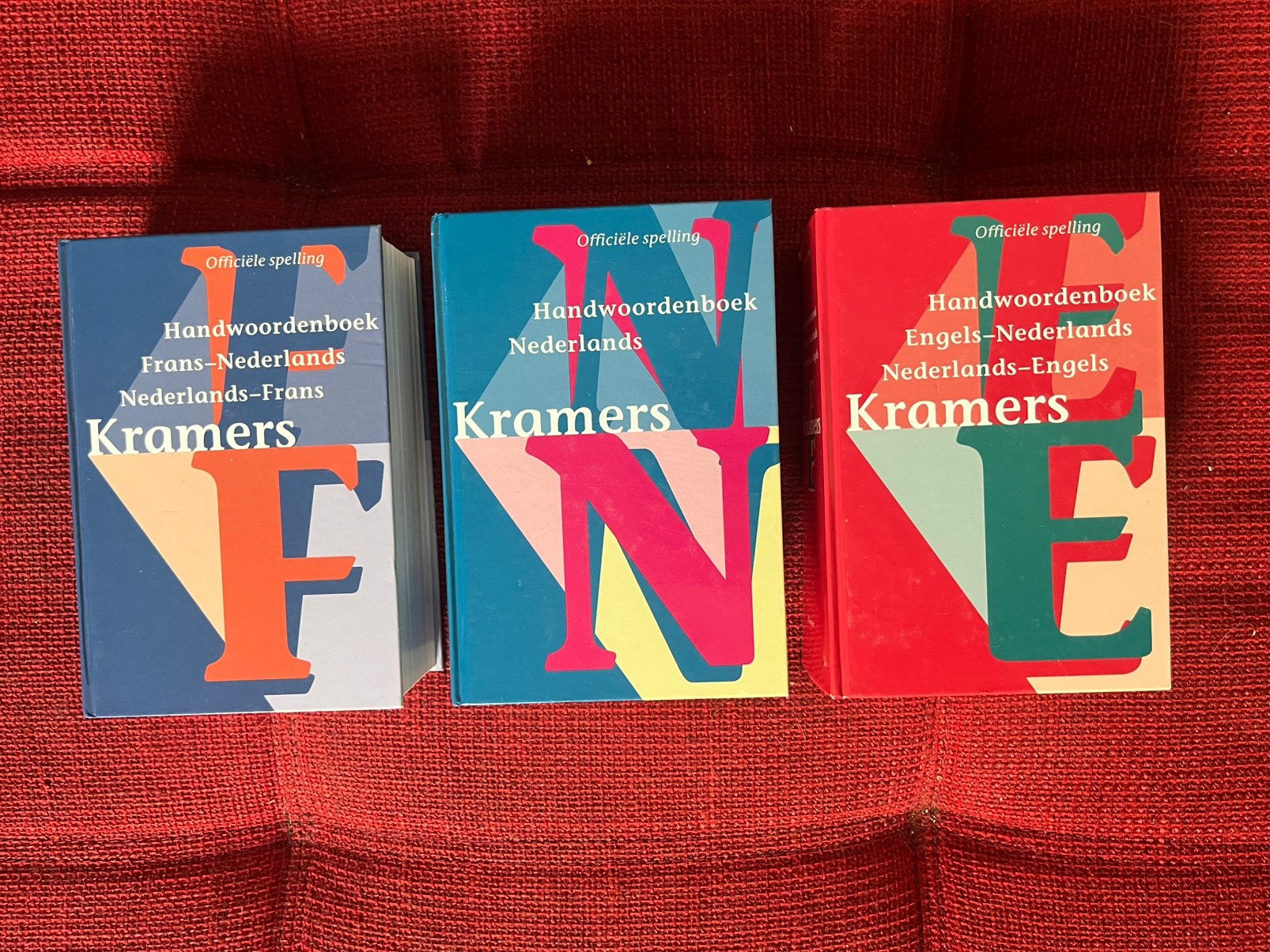 Kramers woordenboeken - Nederlands Frans Engels, Boeken, Woordenboeken, Ophalen of Verzenden, Zo goed als nieuw, Kramers, Engels