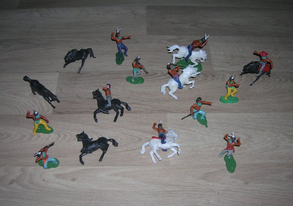 Indianen figuurtjes (15 stuks), Verzamelen, Ophalen