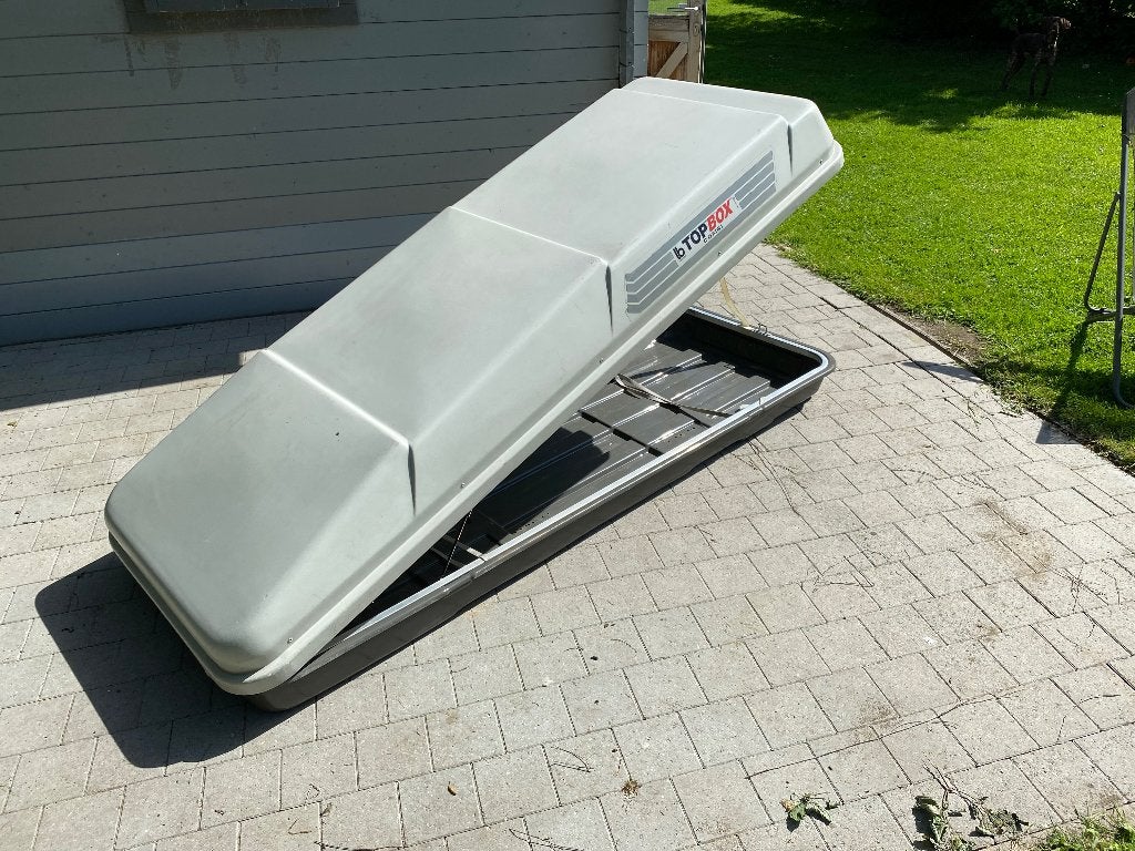 Grote dakkoffer Topbox, Ophalen, Gebruikt