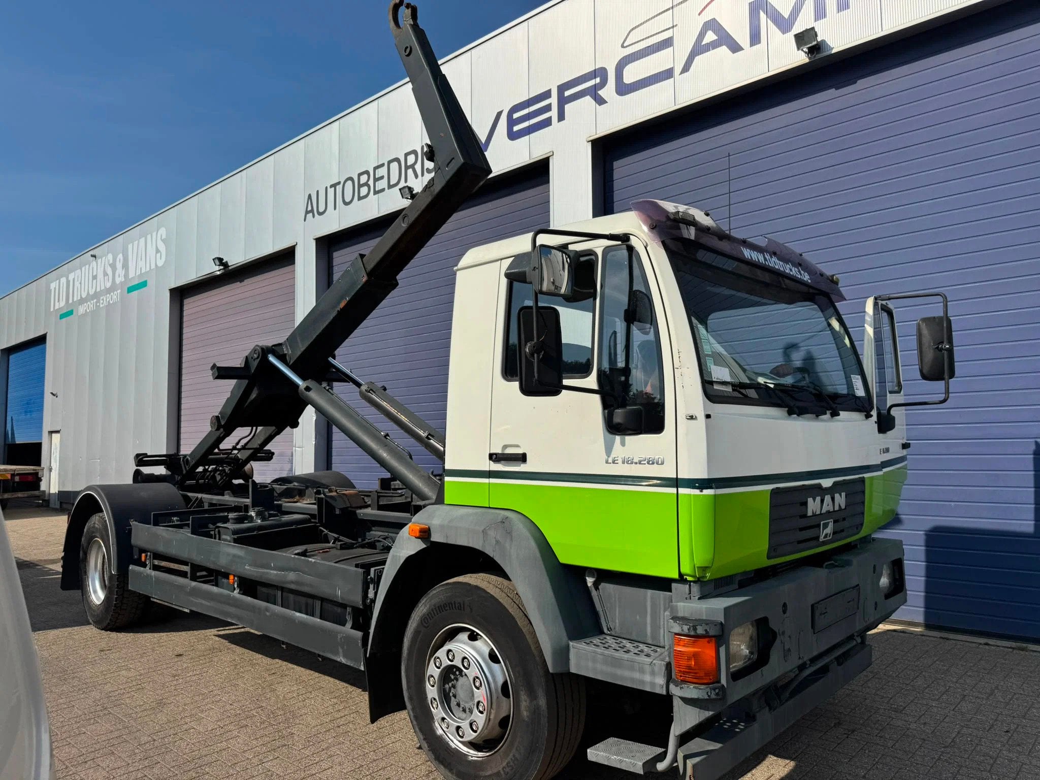 MAN LE *18.280-BELGIAN ORIGINE* (bj 2006), Auto's, Vrachtwagens, Achterwielaandrijving, MAN, Wit, Bedrijf